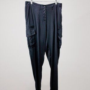 Alexander Wang SS/09 Navy Silk Joggers